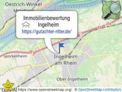 Leistungsgebiet für Immobilienbewertungen Ingelheim am Rhein