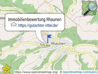 Leistungsgebiet für Immobilienbewertungen Rhaunen (Rheinland-Pfalz).