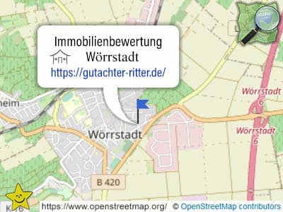 Leistungsgebiet für Immobilienbewertungen in Wörrstadt
